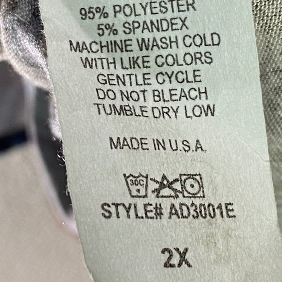 American Curvy Plus Size Paisley Knee/Mini Shift Dress Size 2X - Picture 10 of 11